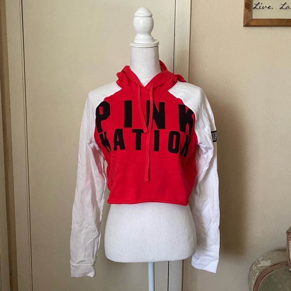 Victorias Secret Cropped Hoodie